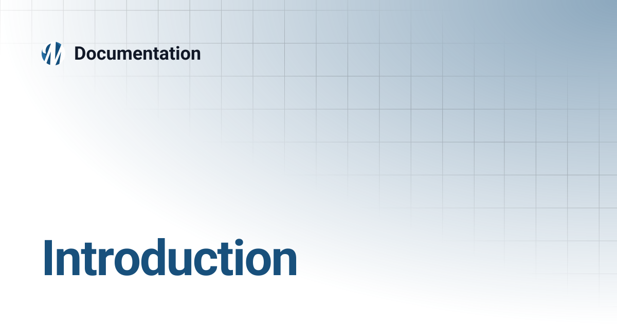 Introduction | Documentation